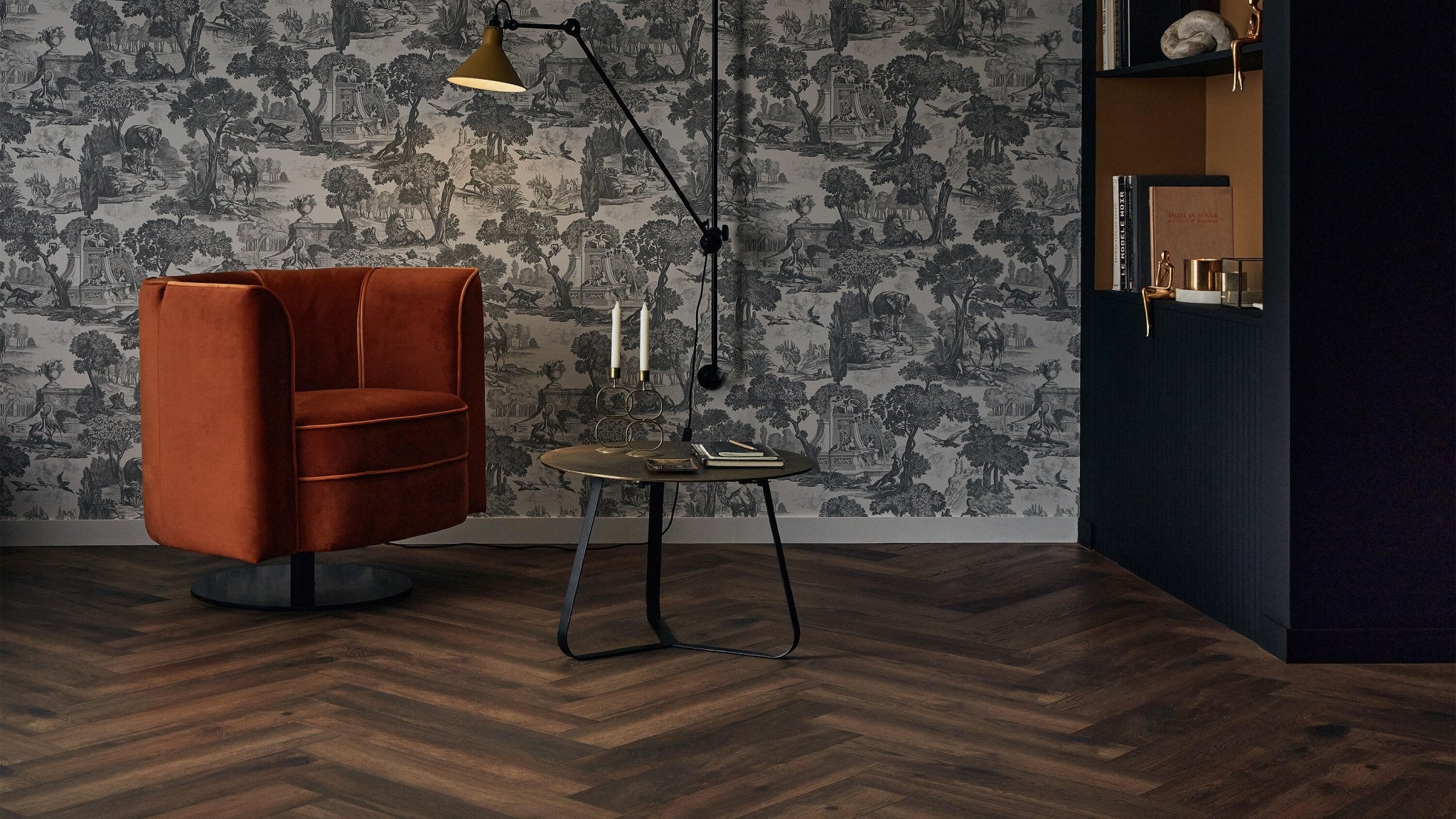 Tarkett Woodstock Herringbone Laminat - Toulouse Oak BROWN - TC - gulve