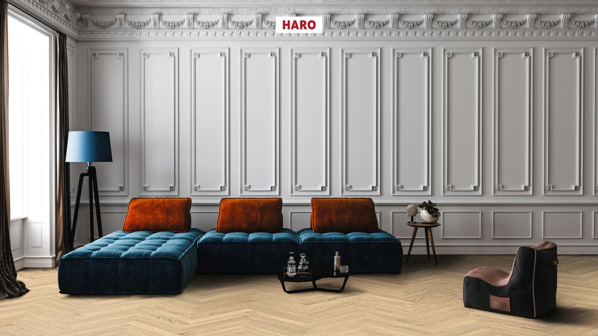 Haro Stavparket 4000 Allegro - Eg Invisible Trend (naturaDur - Lak) - TC - gulve
