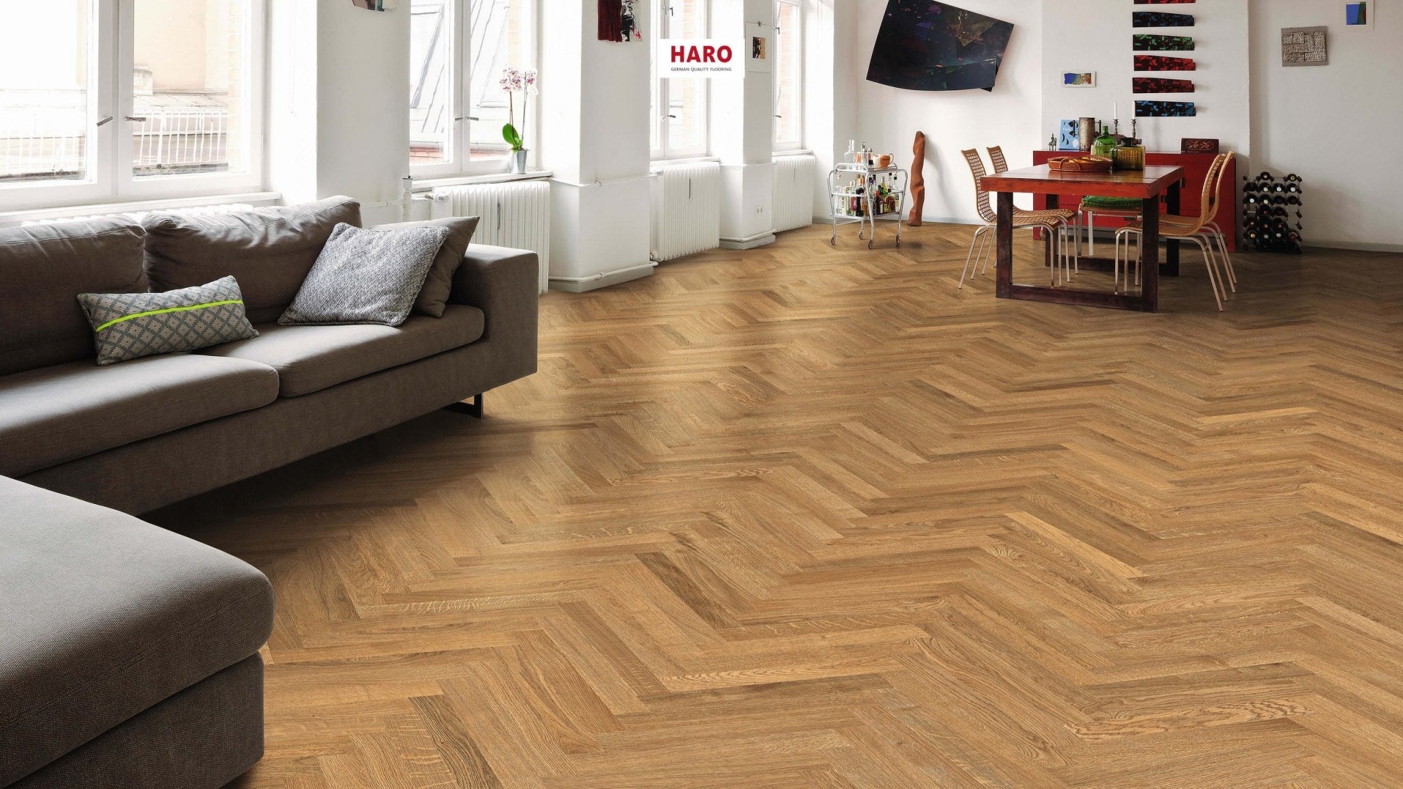 Haro Stavparket 4000 Allegro - Eg Trend (naturaDur - Lak) - TC - gulve