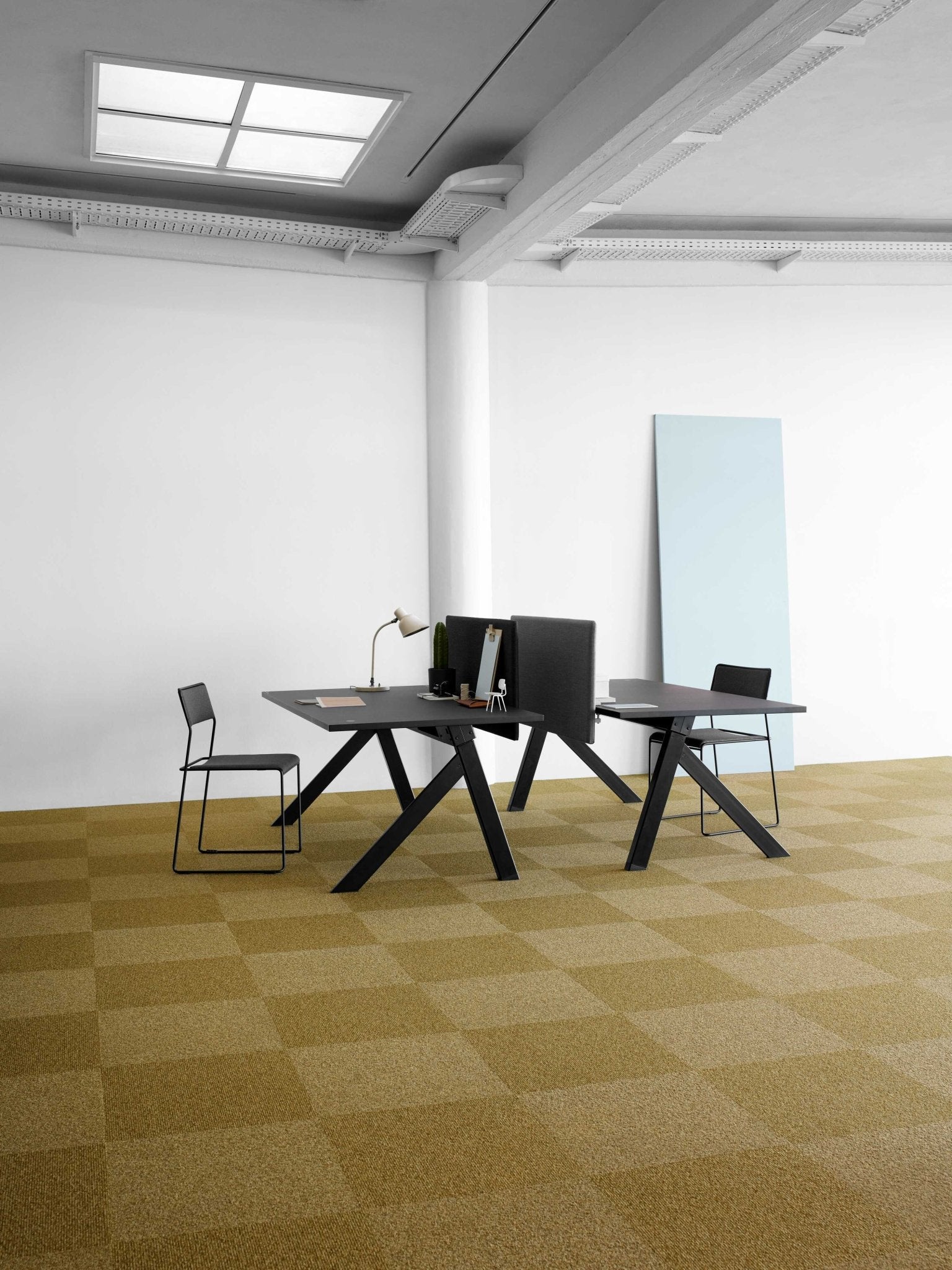 Ege Epoca Contra Stripe Tæppeflise - Black - TC - gulve