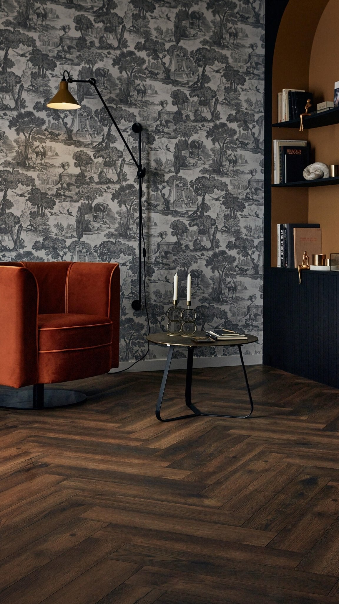 Tarkett Woodstock Herringbone Laminat - Toulouse Oak BROWN - TC - gulve