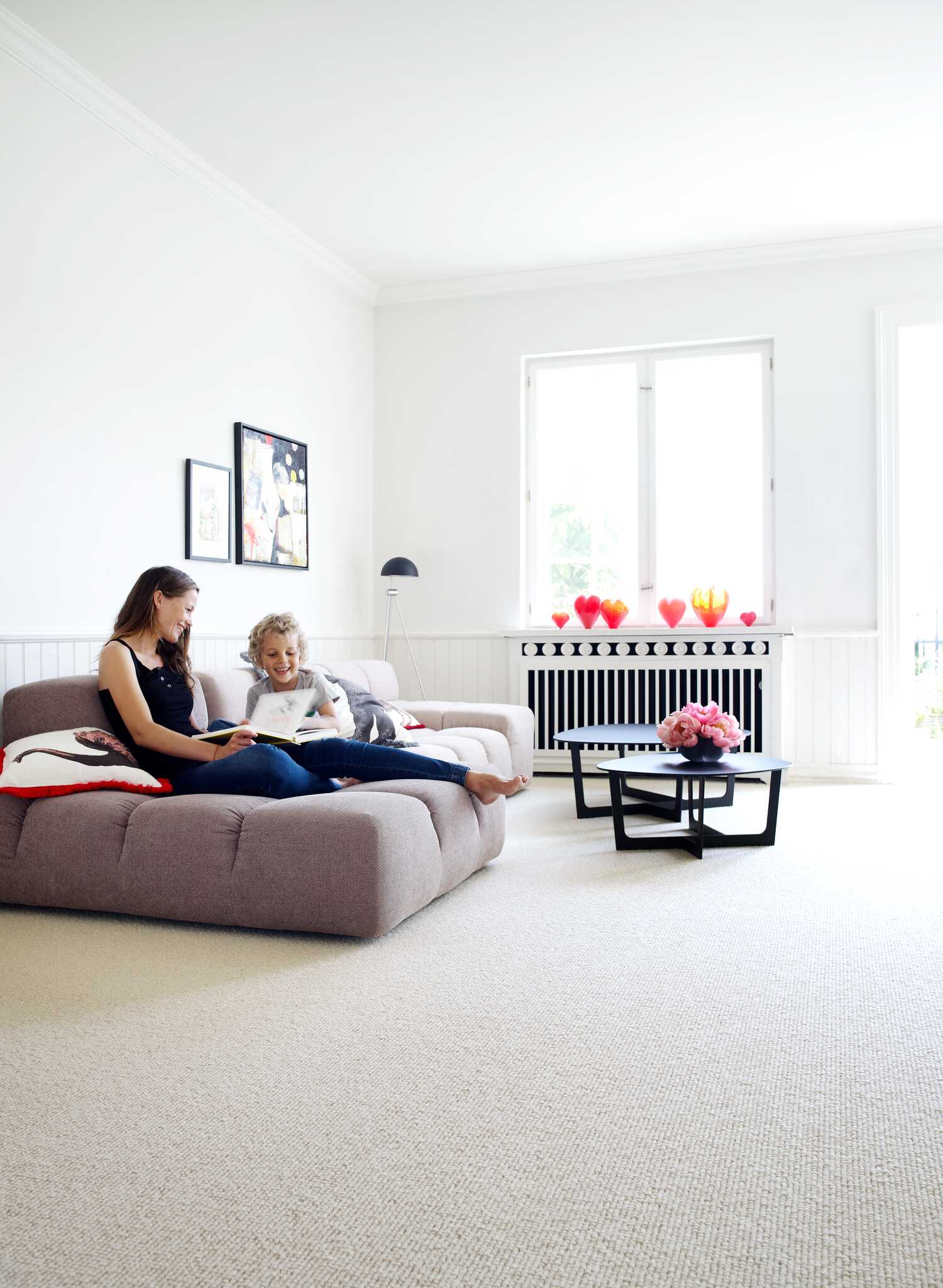 Ege Quadro - White/Grey - TC - gulve
